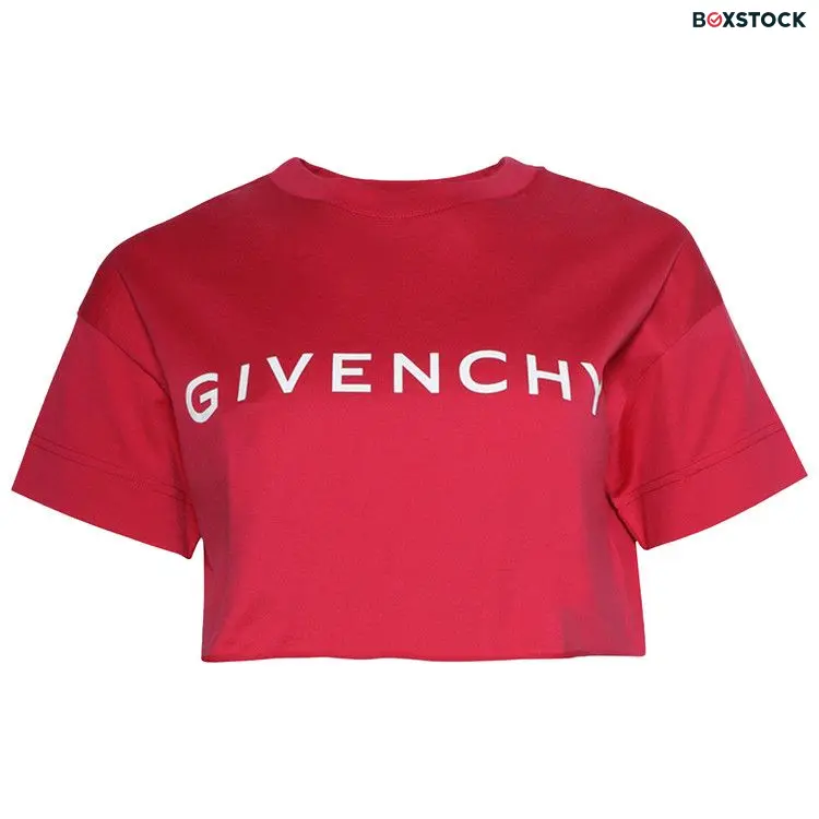 Givenchy Cropped Tee 'Raspberry' Red Fall/Winter 2024