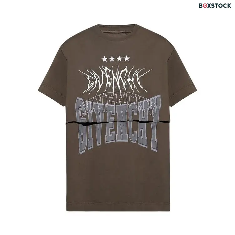 Givenchy Double Layered T-Shirt 'Medium Brown' Fall/Winter 2023