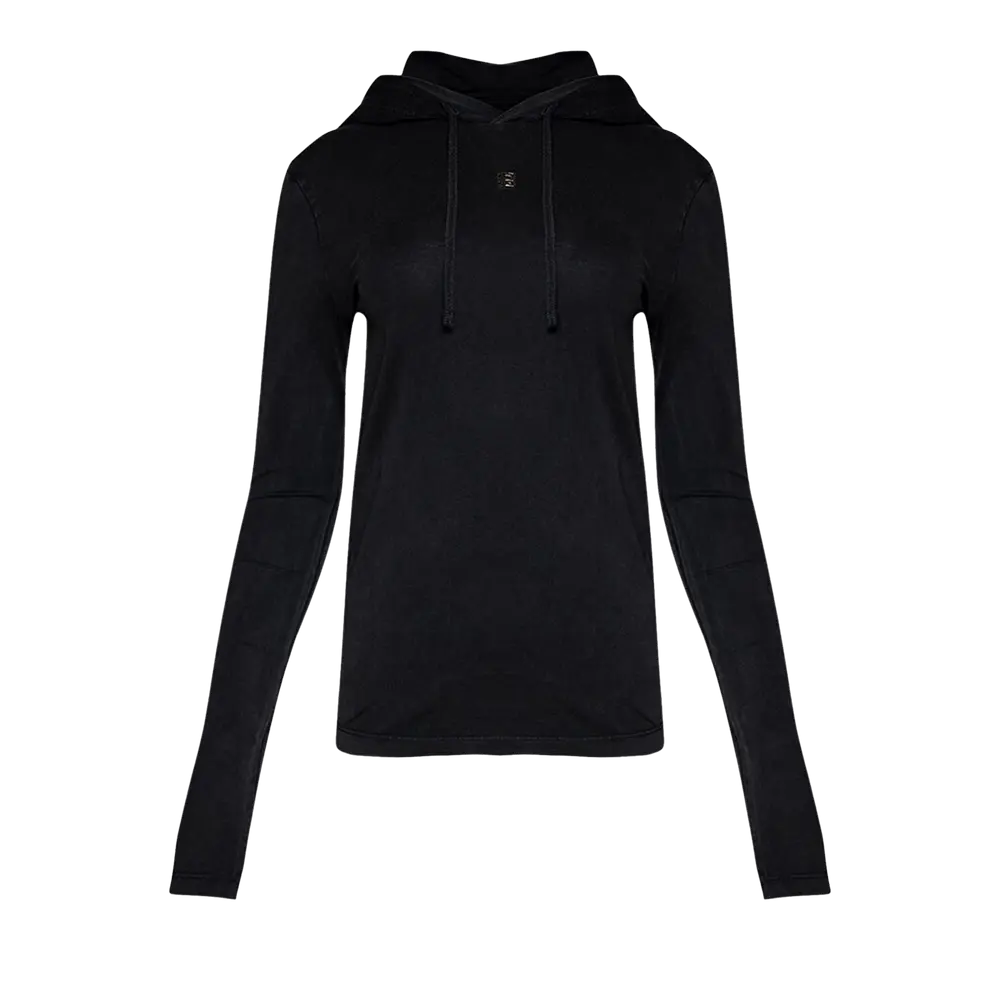 Givenchy Fitted Hoodie 'Faded Black' Spring/Summer 2024