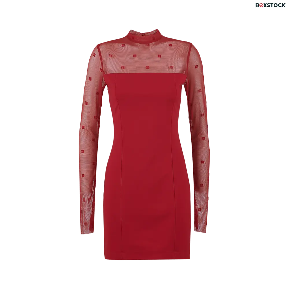 Givenchy Mock Neck Midi...