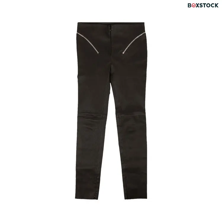 Givenchy Pants In Leather With Zip Details 'Black' Fall/Winter 2021