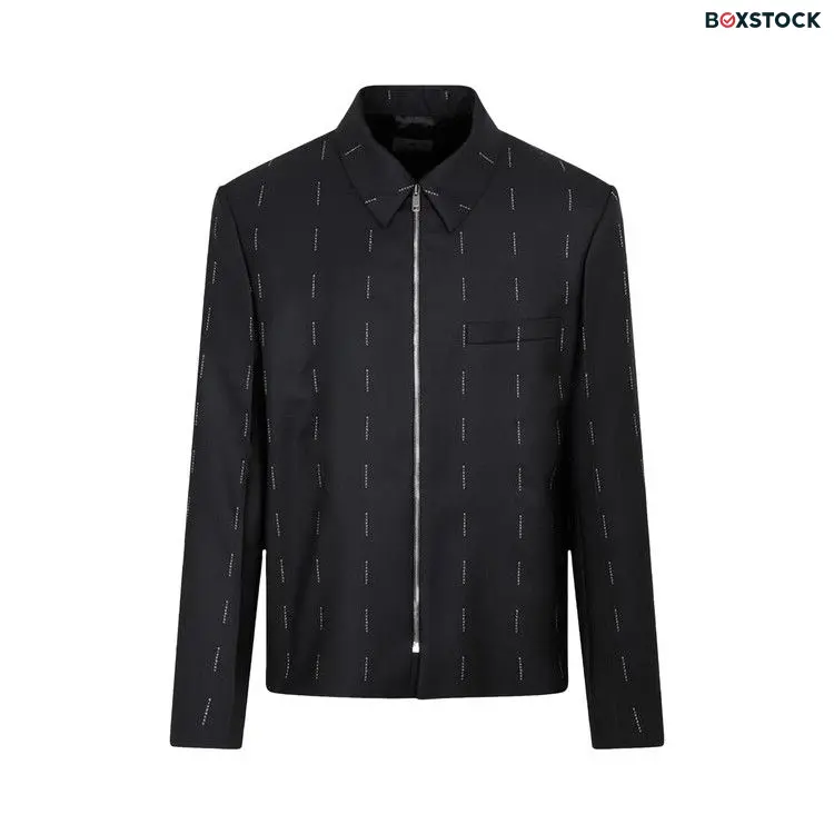 Givenchy Zipped Short Structured Jacket 'Black' Fall/Winter 2023