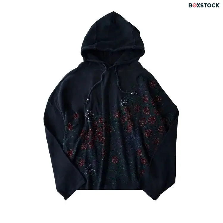 Glass Cypress Floral Hoodie 'Black' Spring/Summer 2024