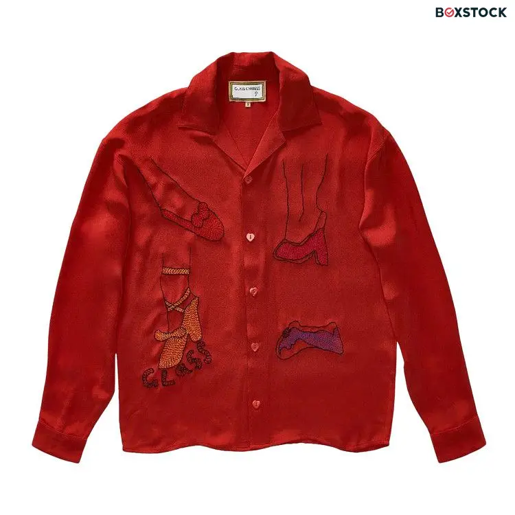 Glass Cypress Foot On Shirt 'Pink' Spring/Summer 2023