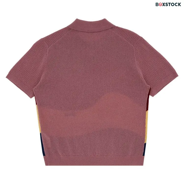 Glass Cypress Knit Polo 'Purpe/Multicolor' Multi-Color Spring/Summer 2024