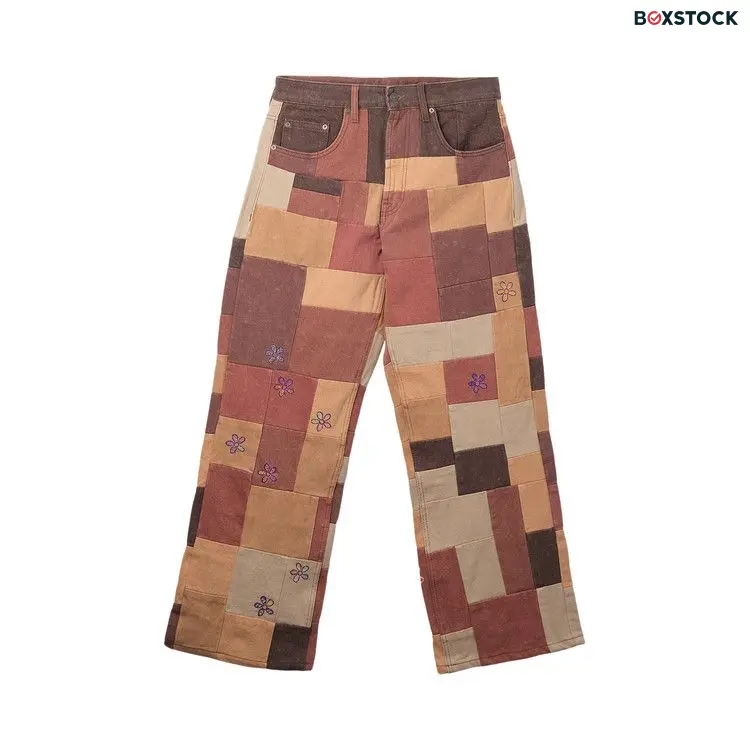 Glass Cypress Patchwork Denim 'Brown' Spring/Summer 2024