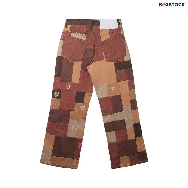 Glass Cypress Patchwork Denim 'Brown' Spring/Summer 2024
