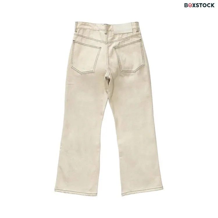 Glass Cypress Patchwork Semi Flare Denim 'Cream' Spring/Summer 2023