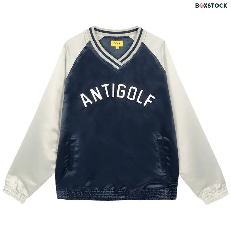 GOLF WANG Antigolf Satin Pullover 'Navy' Blue Spring/Summer 2024