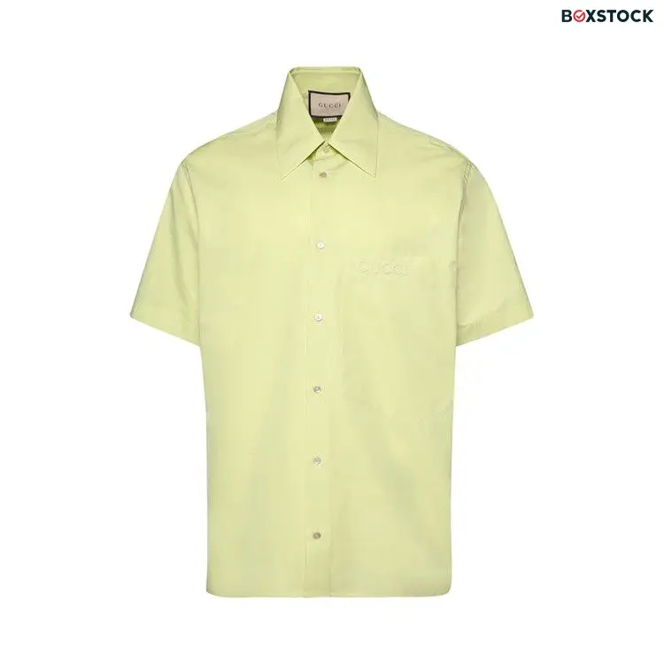 Gucci Embroidered Shirt 'New Lime Green' Spring/Summer 2024