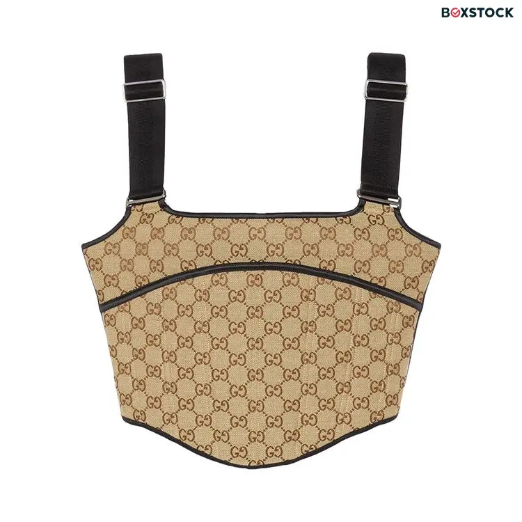 Gucci GG Canvas Top 'Camel/Ebony' Tan Spring/Summer 2024