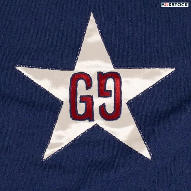Gucci GG Star Design Crewneck Sweatshirt 'Blue'