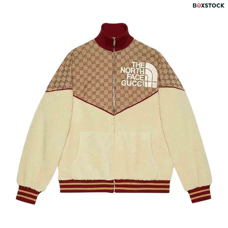 Gucci x The North Face Zip Jacket 'Beige/Ebony' Multi-Color Fall/Winter 2021