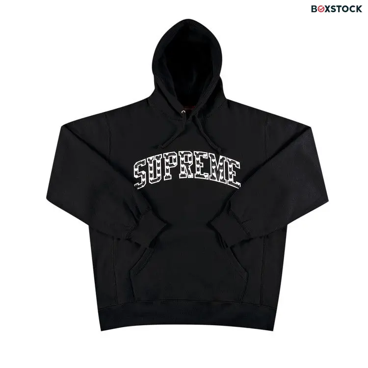 Supreme Hearts Arc Hooded Sweatshirt 'Black' Spring/Summer 2021