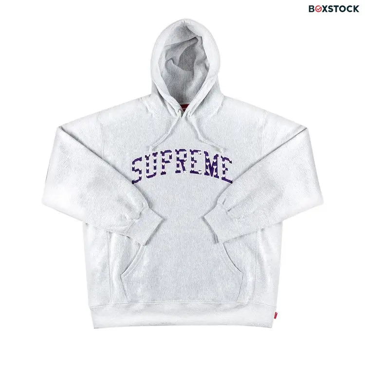 Supreme Hearts Arc Hooded Sweatshirt 'Ash Grey' Spring/Summer 2021