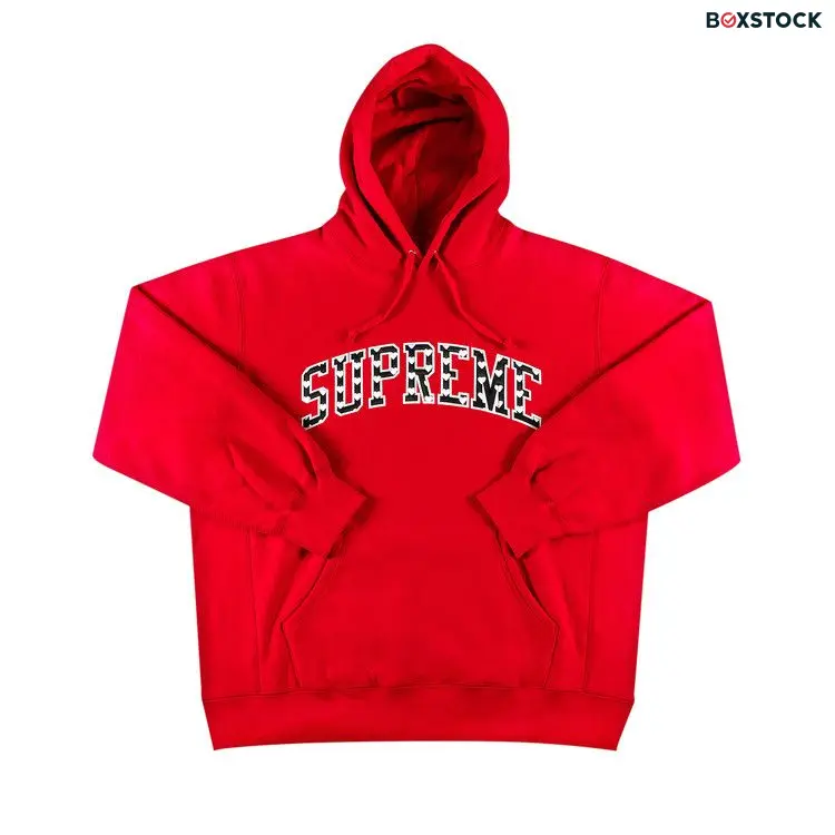 Supreme Hearts Arc Hooded Sweatshirt 'Red' Spring/Summer 2021