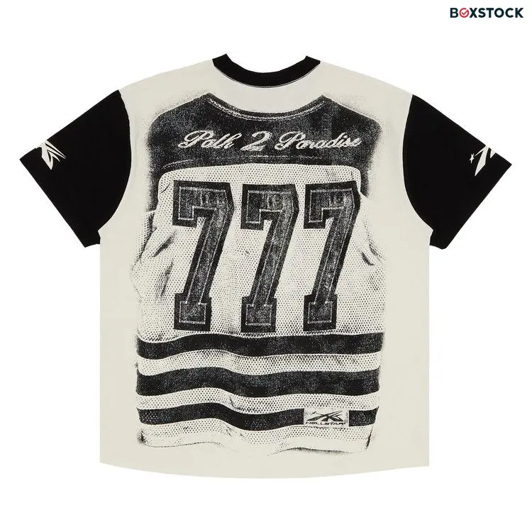Hellstar 777 Path 2 Paradise T-Shirt 'White/Black' Spring/Summer 2024