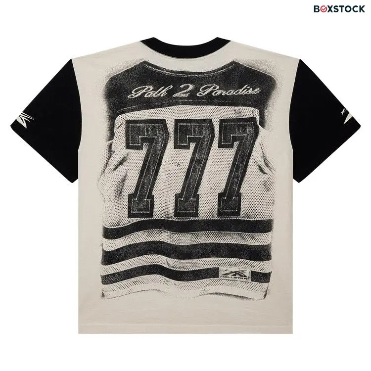 Hellstar 777 Path 2 Paradise T-Shirt 'White/Black' Multi-Color Spring/Summer 2024