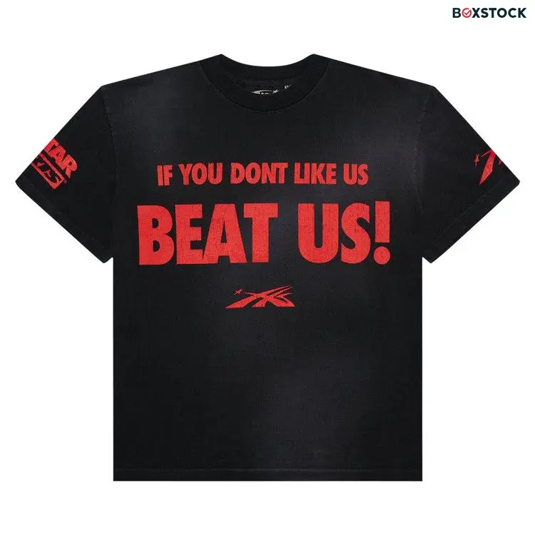 Hellstar Beat Us! T-Shirt 'Black/Red' Spring/Summer 2024