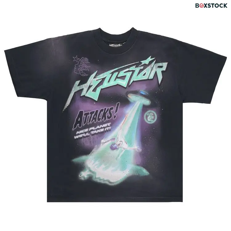 Hellstar Attacks T-Shirt 'Black/Green' Spring/Summer 2024