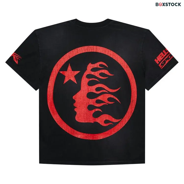 Hellstar Beat Us! T-Shirt 'Black/Red' Spring/Summer 2024 HS-SB-0647-BLAC