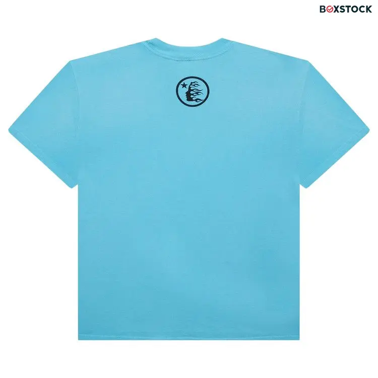 Hellstar Box Logo T-Shirt 'Blue' Fall/Winter 2024