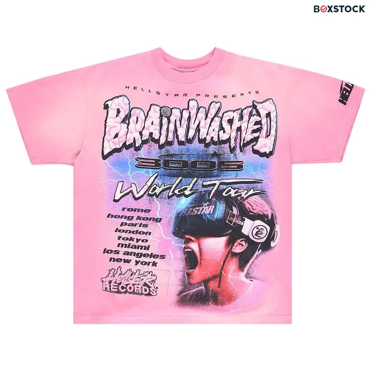 Hellstar Brainwashed T-Shirt 'Pink' Spring/Summer 2024