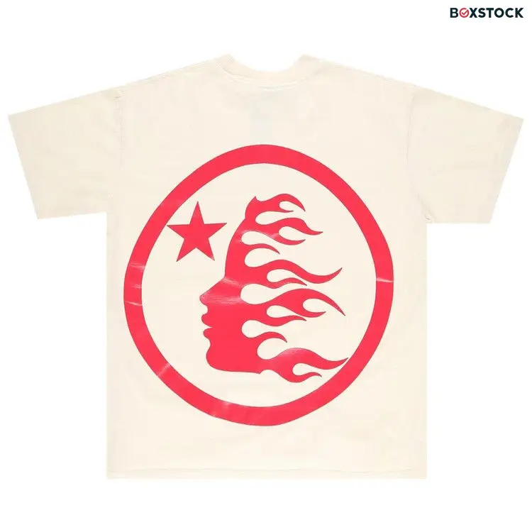 Hellstar Gel Sport Logo T-Shirt 'White/Red' Spring/Summer 2024