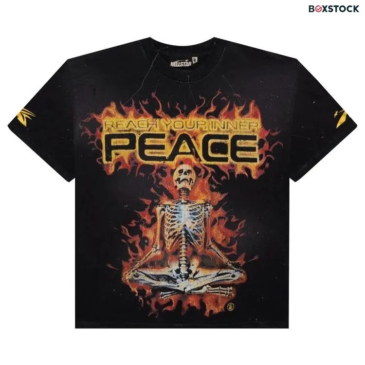 Hellstar Inner Peace Fire Tee 'Black'