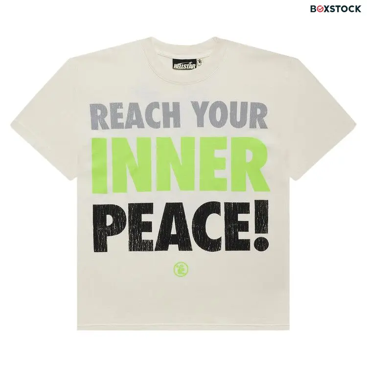 Hellstar Peace T-Shirt 'White' Cream Fall/Winter 2024