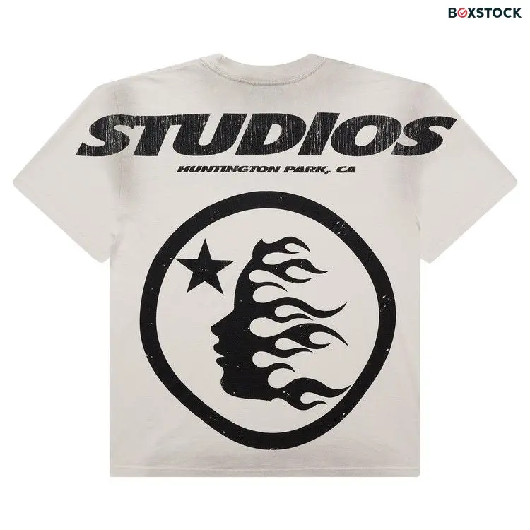 Hellstar Studios Cartoon Logo T-Shirt 'Grey' Fall/Winter 2024