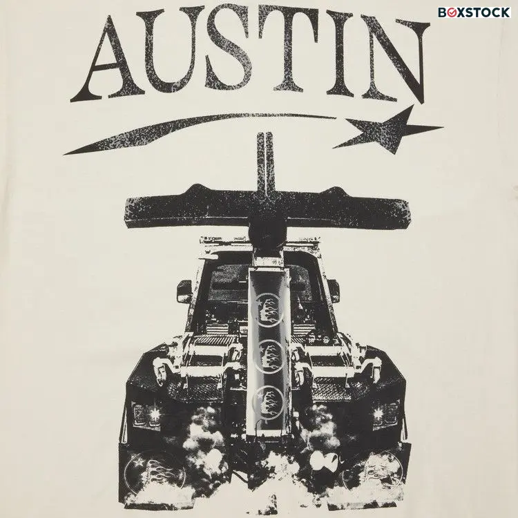 Hellstar x Post Malone Austin Tee 'Cream' Fall/Winter 2023