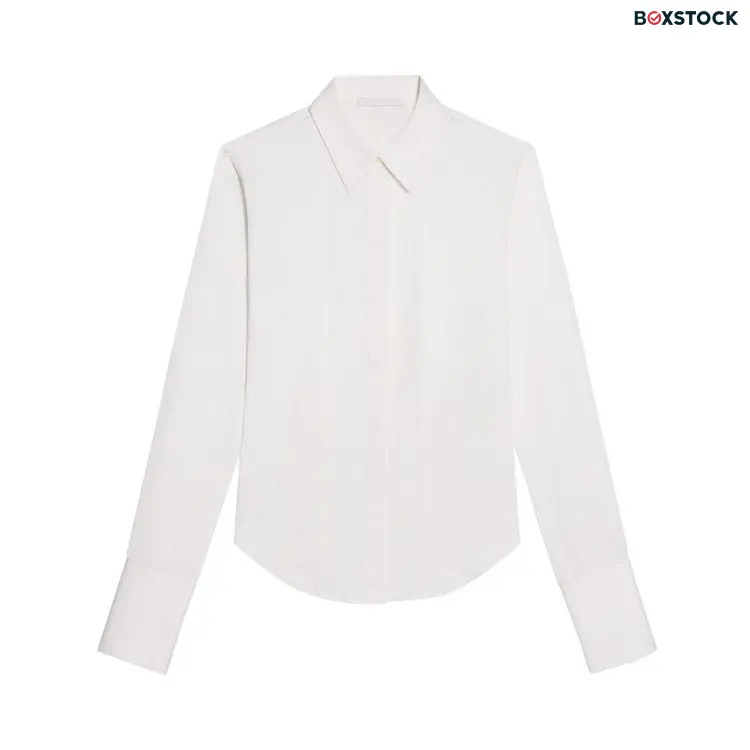 Helmut Lang Darted Shirt 'Optic White' Spring/Summer 2024