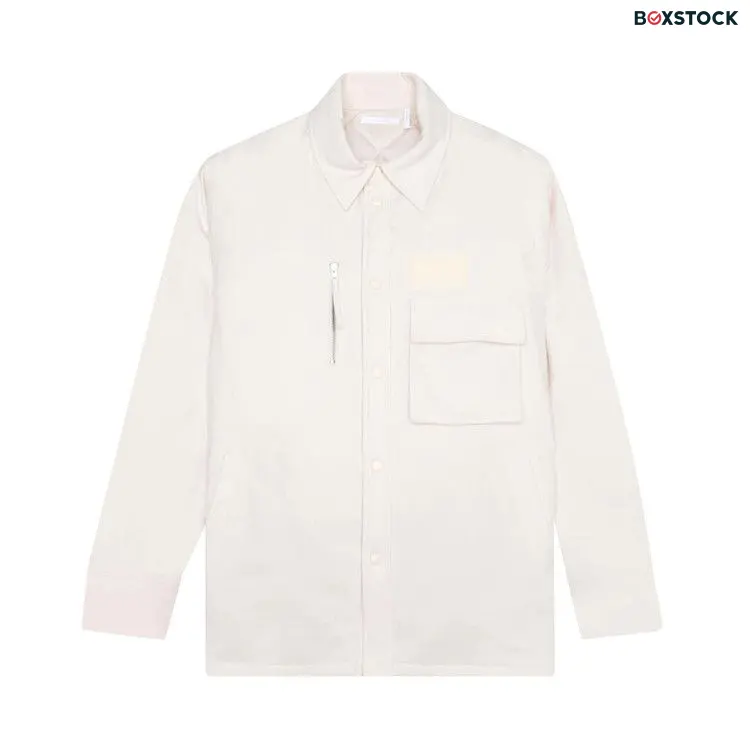 Helmut Lang Flannel Shirt 'White' Spring/Summer 2022