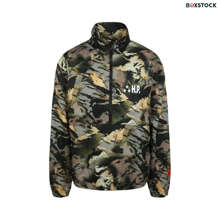 Heron Preston Camou Tape Windbreaker 'Camou Green' Spring/Summer 2022