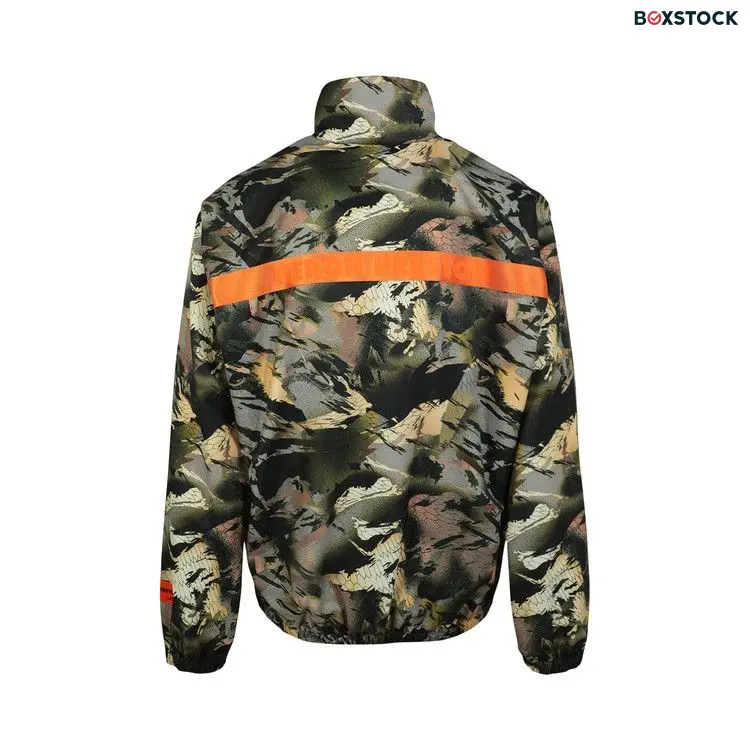 Heron Preston Camou Tape Windbreaker 'Camou Green' Spring/Summer 2022