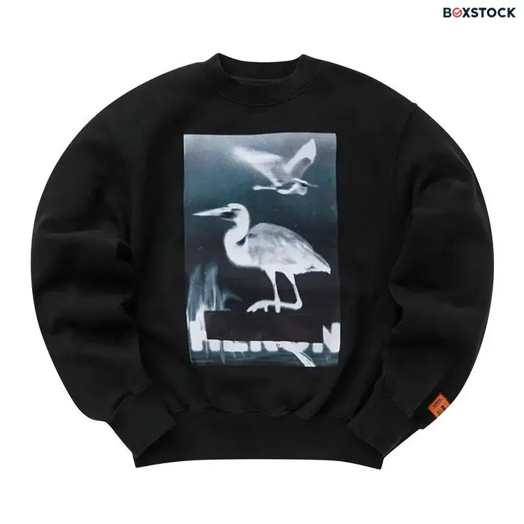 Heron Preston Censored Heron Crewneck 'Black/White' Spring/Summer 2023