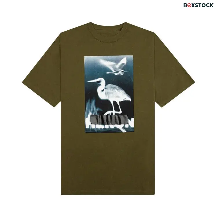 Heron Preston Censored Short-Sleeve Tee 'Dark Olive' Green Fall/Winter 2023