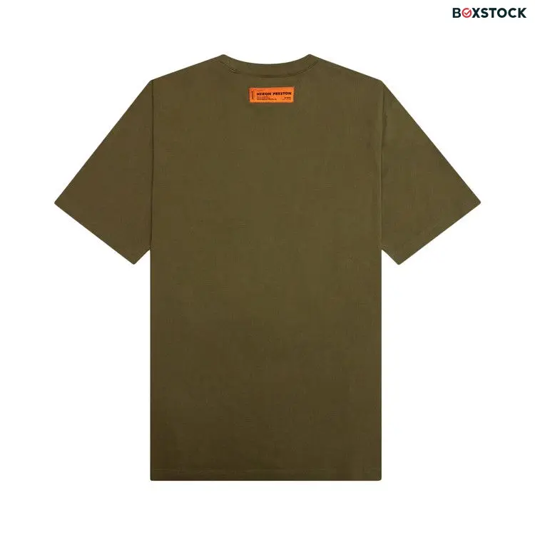Heron Preston Censored Short-Sleeve Tee 'Dark Olive' Green Fall/Winter 2023
