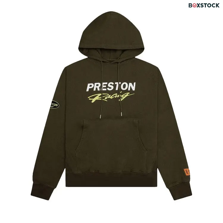 Heron Preston Racing Hoodie 'Dark Olive' Green Fall/Winter 2023