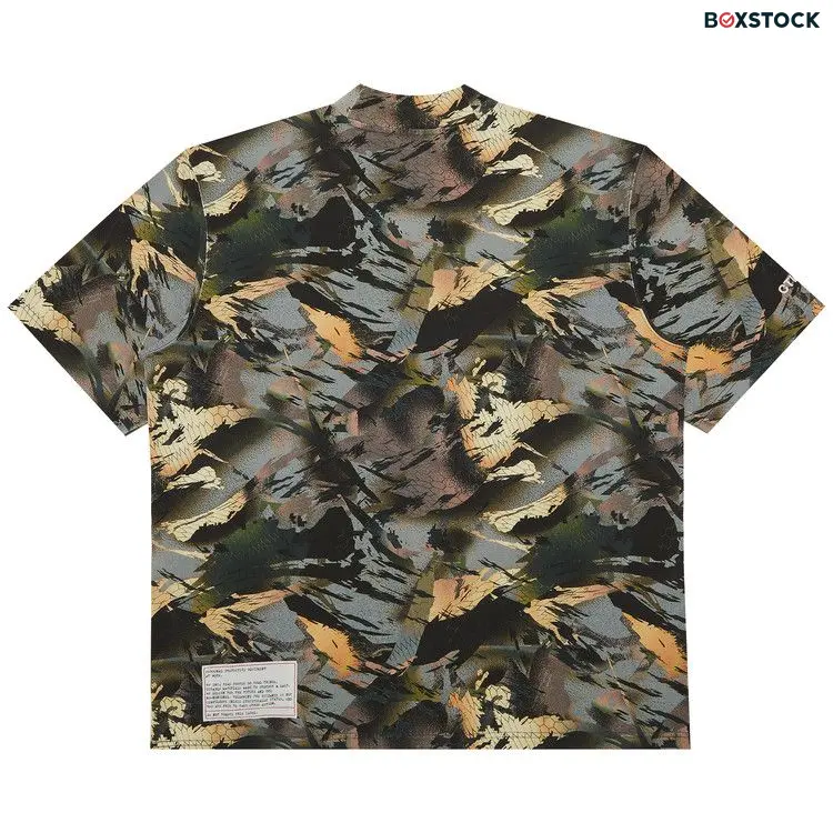 Heron Preston Short-Sleeve Turtleneck 'Camo Green/White' Spring/Summer 2022