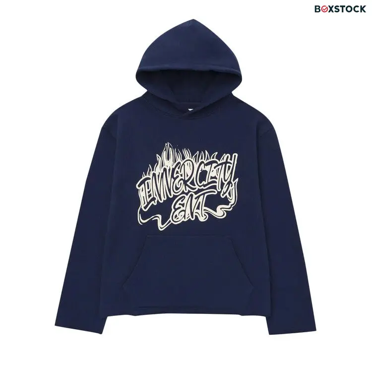 Honor The Gift Entertainment Fire Hoodie 'Navy' Blue