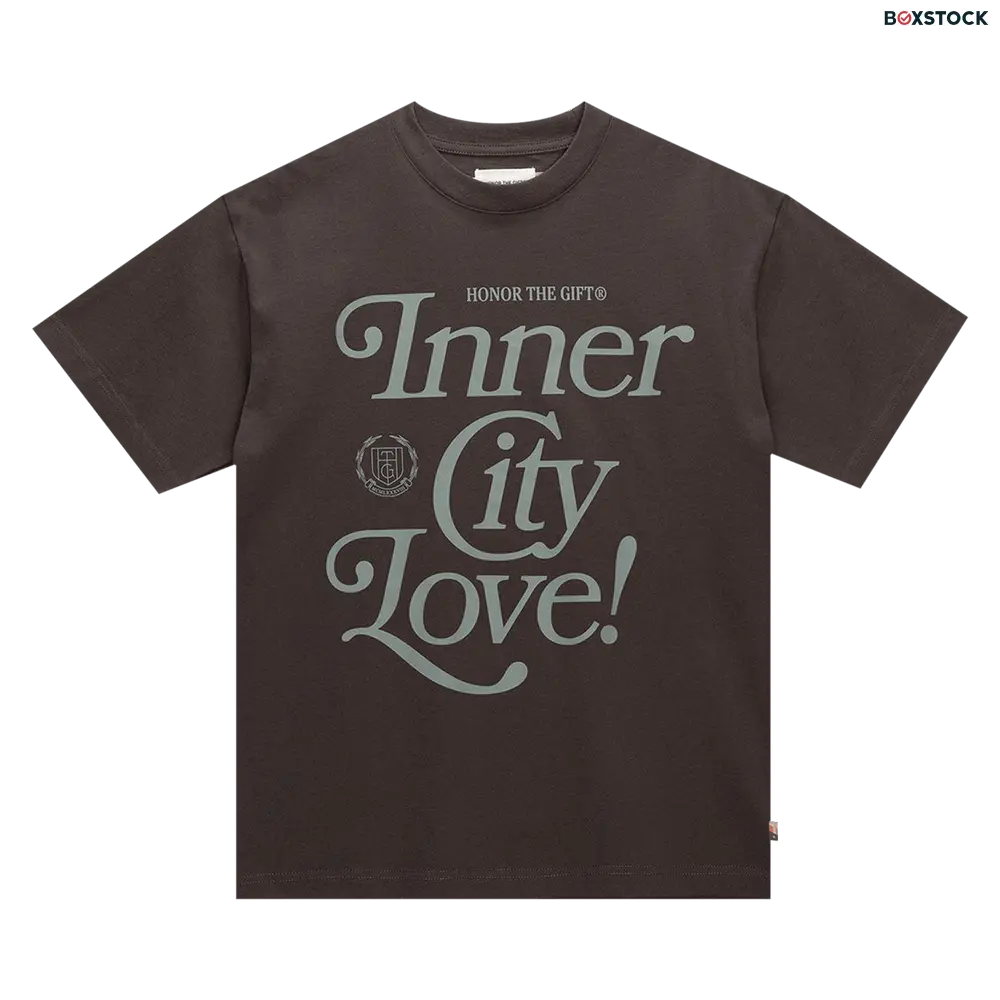 Honor The Gift Inner City Love Short-Sleeve Tee 'Black' Fall/Winter 2021