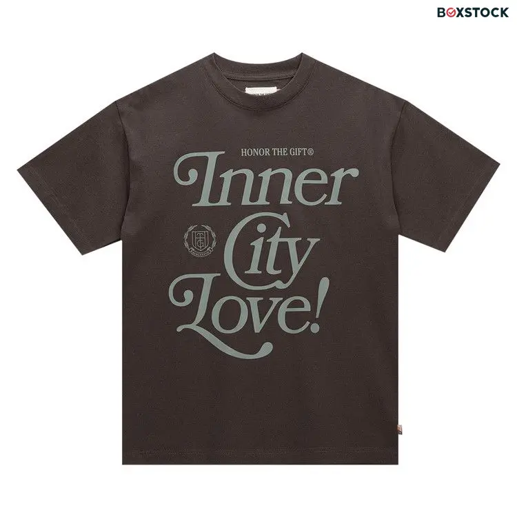 Honor The Gift Inner City Love Short-Sleeve Tee 'Black' Fall/Winter 2021