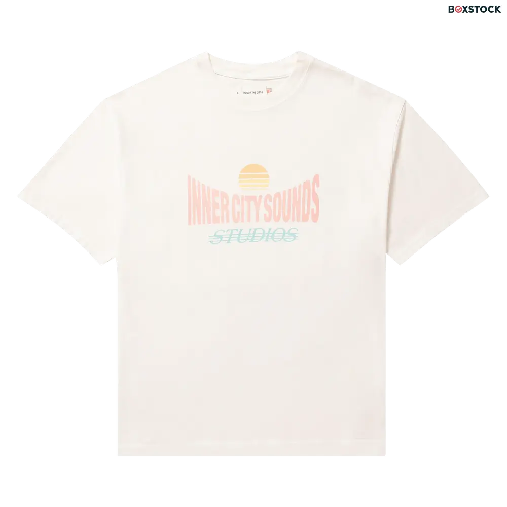 Honor The Gift Inner City Sounds T-Shirt 'Cream' White Fall/Winter 2024