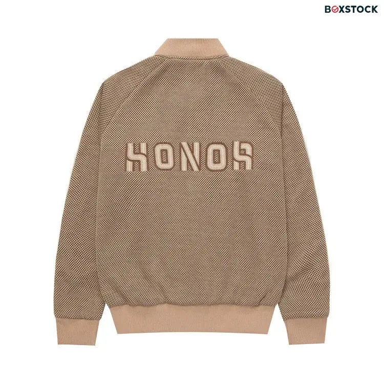 Honor The Gift Novelty Knit Track Jacket 'Brown' Fall/Winter 2024