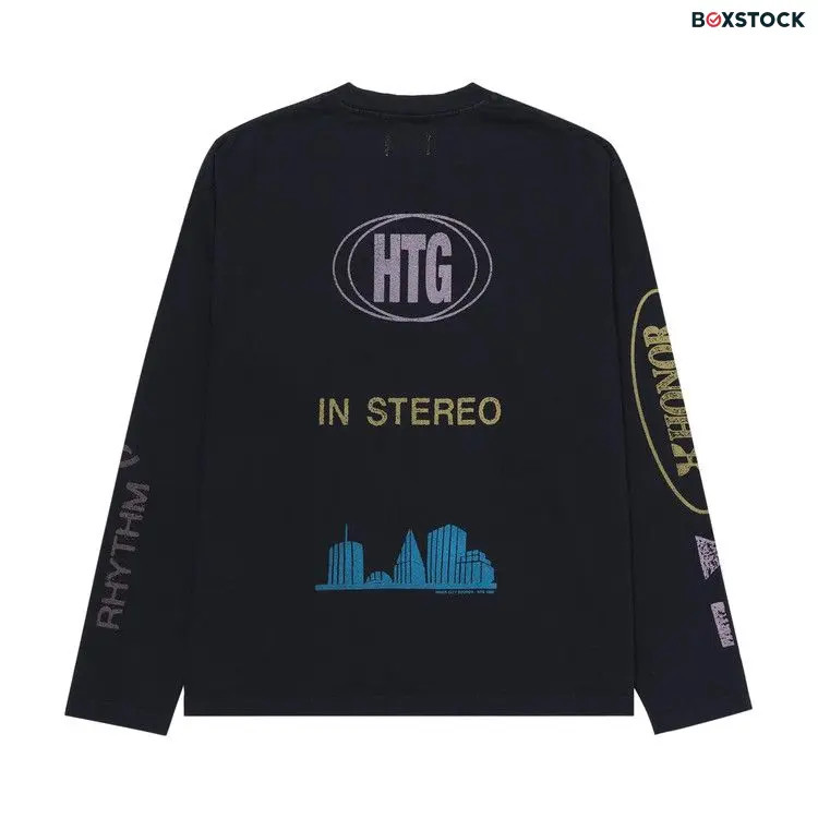 Honor The Gift Vibrations Long-Sleeve Tee 'Black' Fall/Winter 2024