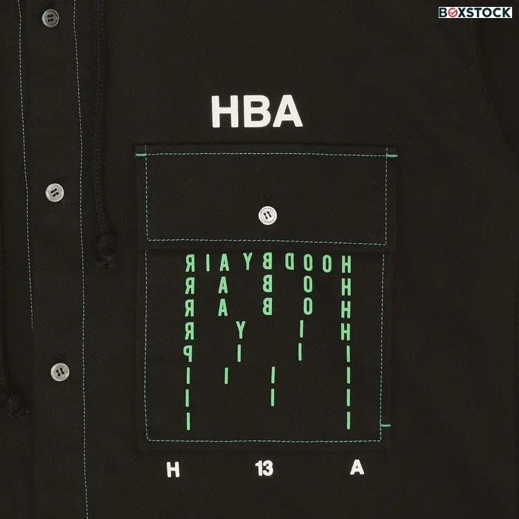 Hood By Air Hooded Trucker Sweatshirt 'Black' Fall/Winter 2020