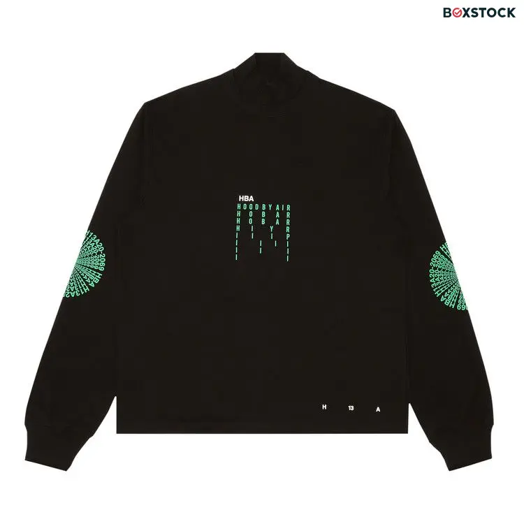 Hood By Air Long-Sleeve Tee 'Black' Fall/Winter 2020