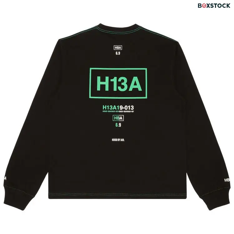 Hood By Air Long-Sleeve Tee 'Black' Fall/Winter 2020 HBA-152B-04